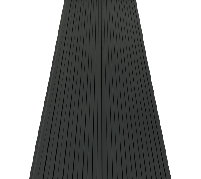 Metal Siding Negro Ranurado