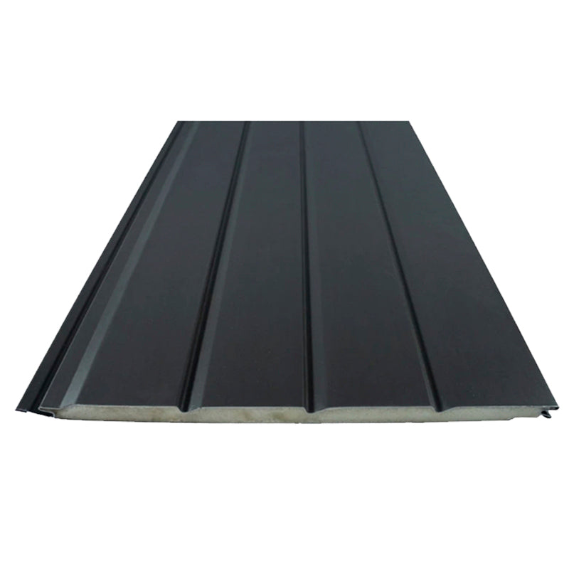 Metal Siding Negro 4 tablas