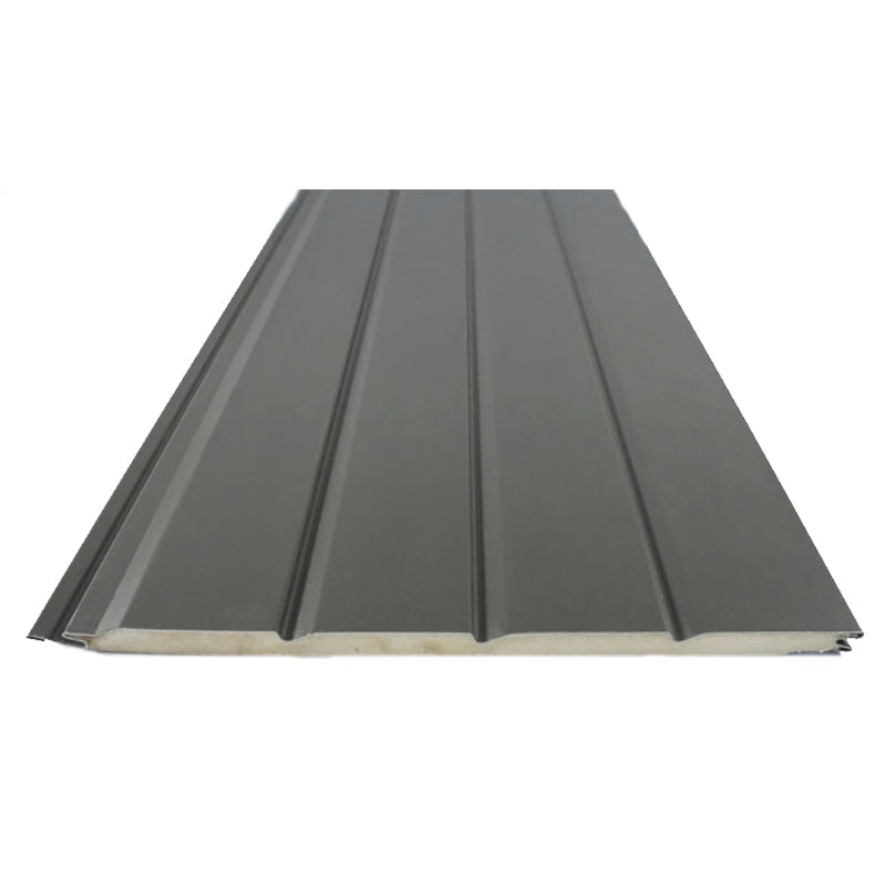 Metal Siding Gris Grafito 4 tablas