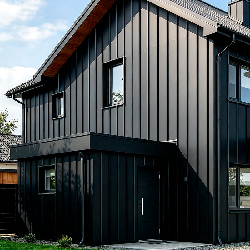 Metal Siding Negro 4 tablas – DECOCLIMA