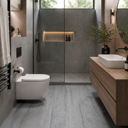 Piso Hidrofugo White Grey